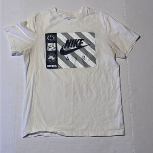 Nike Air Men's Cream Graphic Tee